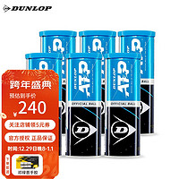 DUNLOP 邓禄普 网球ATP赛事铁罐ATP巡回赛比赛球 三粒装铁罐6筒