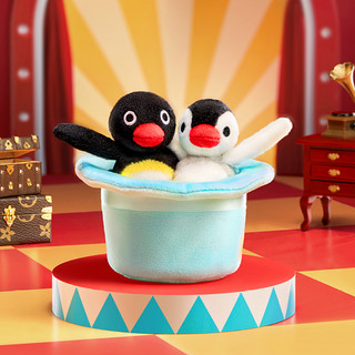 【X11】授权Pingu百变小剧场趣味毛绒盲盒公仔玩具