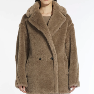 Max Mara 麦丝玛拉 女士短款大衣 1081044106 沙色 L