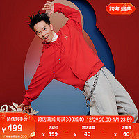 彪马（PUMA）【CNY】 男女同款运动连帽卫衣 BZ TOH HOODIE 625833 红色-11 L(180/100A)