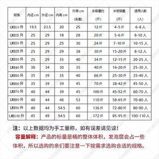金铂喜 保温桶不锈钢商用摆摊大容量饭桶冰粉桶超长保温奶茶桶汤桶家用 10升无龙头【内径宽19.5深20CM】