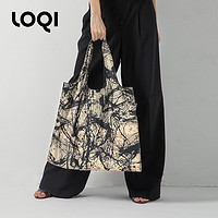 德国LOQI博物馆名画印花环保袋时尚潮流单肩包轻便折叠购物袋鳕鱼