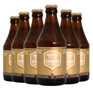 CHIMAY 智美 金帽啤酒 330m*6瓶