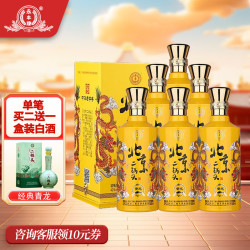 YONGFENG 永丰牌 黄龙北京二锅头酒礼盒清香型白酒永丰牌北京二锅头