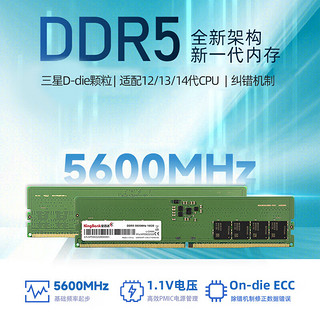 KINGBANK 金百达 DDR5 5600 16GB  原三星D-die颗粒