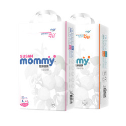 susan mommy 超薄透气 婴儿纸尿裤  M码 96片（9-16斤）