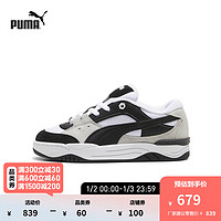 彪马（PUMA）【面包鞋】 男女同款休闲板鞋 PUMA-180 389267 白-黑色-11 46