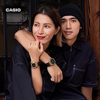 CASIO 卡西欧 [明星同款]Casio黄金时代新黑金GM-S5600金属小方块手表 G-SHOCK