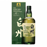 THE HAKUSHU 白州 12年单一麦芽威士忌 百年匠心精选 700ml