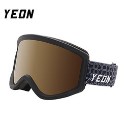 YEON 滑雪镜双层防雾高清护目镜亚洲框体男女通用2MX126-N2108