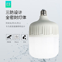 罗翔 led灯泡家用E27螺口10W 2个装（签到红包可用）