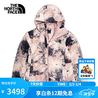 The North Face北面滑雪服女夹棉三合一冲锋衣棉内胆单板双板防风防水保暖|7WYH OP0/粉色 L/170（拍小一码）