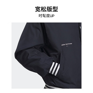 adidas 阿迪达斯 轻运动男装冬季运动保暖夹棉棉服外套IZ1602 传奇墨水蓝/白 A/L