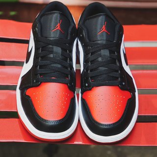 耐克（NIKE）AJ1官网舰店男鞋 23冬季低帮运动鞋休闲鞋潮流板鞋 161/黑红脚趾/AJ1 44 /280/10