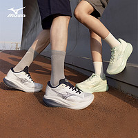 美津浓（MIZUNO）【PI PLUS】男女跑鞋24秋冬缓震透气减震跑步鞋厚底软弹增高 04/鸽子灰/暗深蓝 42.5