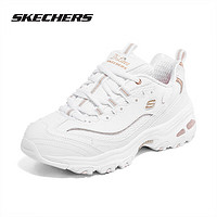 SKECHERS 斯凯奇 女鞋2024春季新款女士厚底增高老爹鞋时尚百搭休闲鞋耐磨运动鞋