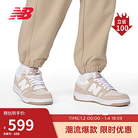 NEW BALANCE 男鞋女鞋BB480L系列百搭舒适潮流板鞋BB480LEA 38