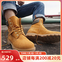 Timberland 6 Inch 男子户外休闲靴 18094 小麦色 42