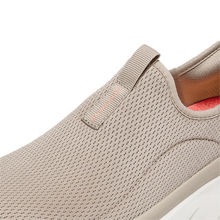 斯凯奇（Skechers）女士舒适简约一脚蹬150099 灰褐色/珊瑚色/TPCL 35