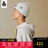 杰克·琼斯（JACK&JONES）NBA联名湖人队潮流舒适时尚百搭运动针织毛线帽2234DX001 C42岩灰色 One Size