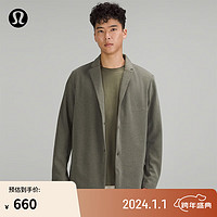 lululemon丨Gridliner™ 男士拉绒西装外套 LM3DTAS 杂色角豆棕 XS