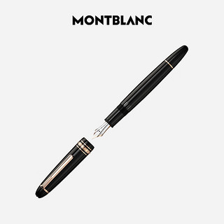 MONTBLANC 万宝龙 钢笔 大班系列 146/112669 黑杆玫瑰金夹 F尖 单支装