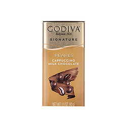 GODIVA 歌帝梵 2倍购)Godiva歌帝梵卡布奇诺牛奶巧克力豆43g*2零食到期24/3/19