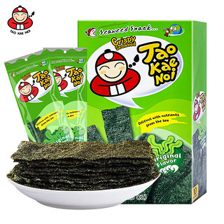 老板仔老板仔海苔 泰国 香脆紫菜儿童即食海苔片  原味65g*1盒 盒装