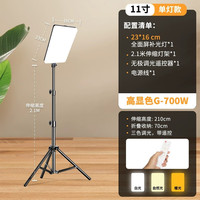 阿斯泛(XFAN)补光灯直播拍摄灯产品拍照灯摄影专业灯光设备室内便携led柔光灯平板补光灯桌面打光灯 11寸补光灯-送2米支架(遥控款)