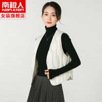 羽绒马甲女冬修身轻薄保暖内穿坎肩内搭V领背心内胆