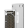 IQUNIX ZONEX75 Super系列金属键盘套件客制化铝合金铝坨坨无线机械键盘 霜月银 璞玉轴