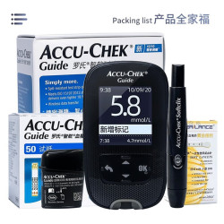 ROCHE 智航血糖仪+100试纸+针头+消毒棉