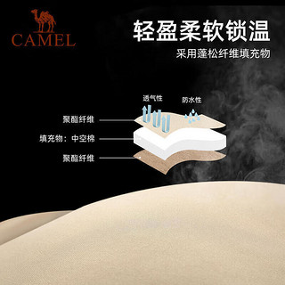 CAMEL 骆驼 户外露营睡袋大人便携式成人隔脏保暖加厚防寒1J32265426摩卡1.6KG左边