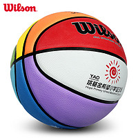 Wilson 威尔胜 NBA篮球3号球耐磨橡胶球玩具幼儿园儿童玩具球拍拍球