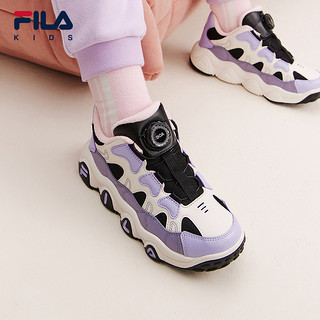 FILA 斐乐 童鞋儿童运动鞋冬季保暖经典加绒篮球鞋