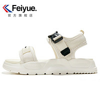 Feiyue. 飞跃 Feiyue/飞跃凉鞋女夏季新款魔术贴百搭沙滩鞋舒适休闲鞋370