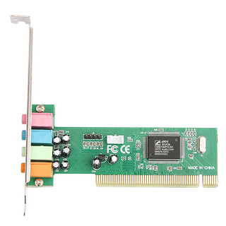 moge 魔羯 台式机PCI4.1声道环绕立体声 声卡 MIC输出非直播声卡 MC1205