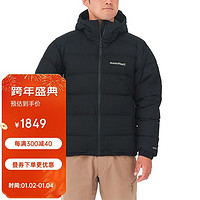 mont·bell 冬季男士GORE-TEX800蓬鹅绒连帽羽绒服防风保暖外套 1101639 黑色 BK XL