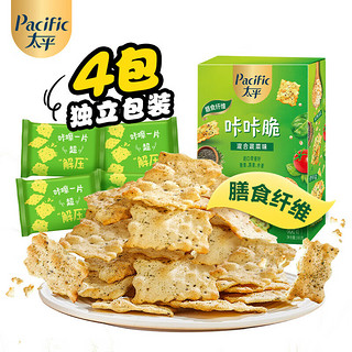 太平梳打 咔咔脆 咸味苏打饼干口味100g*4盒（口味介意勿拍） 盒装 400g