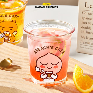 KAKAO FRIENDS玻璃杯女生高颜值办公室喝水杯家用可爱果汁杯子