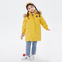 雪中飞 SNOWFLYING 女童貉子毛羽绒服