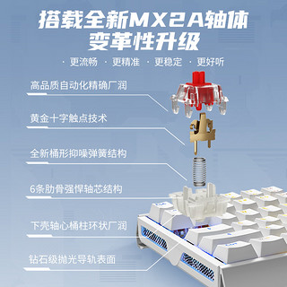 CHERRY 樱桃 MX3.1有线RGB机械键盘铝坨坨游戏电竞办公108键