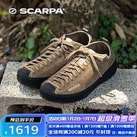 SCARPA环保系列莫吉托 MOJITO WRAP R 怀旧版男士户外防滑休闲鞋 深自然棕 42