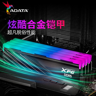 威刚(ADATA)XPG龙耀D300G DDR5内存16G 32G灯条电竞频RGB套条海力士A代颗粒 16G 白色 6000频率 C36