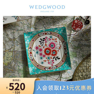WEDGWOOD 威基伍德漫游美境山茶花之恋14.5cm骨瓷方盘礼盒40023911