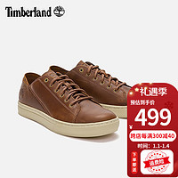 Timberland 板鞋男鞋秋冬 户外运动轻便透气低帮皮革休闲鞋A2HG A2HGEMF13/铁锈色  42/8.5