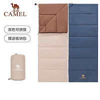 CAMEL 骆驼 户外双人睡袋大人便携式超轻加厚防寒保暖冬季家用可拼接睡袋