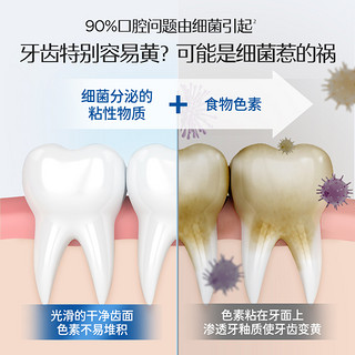 BOP活性抗菌肽美白牙膏去黄抗过敏含氟成人牙龈护理固齿