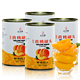 汇尔康 糖水新鲜黄桃罐头 水果罐头 速食零食 425gX4罐
