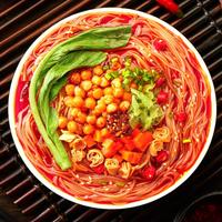 BESTORE 良品铺子 酸辣粉120gx3桶装方便米线懒人速食
